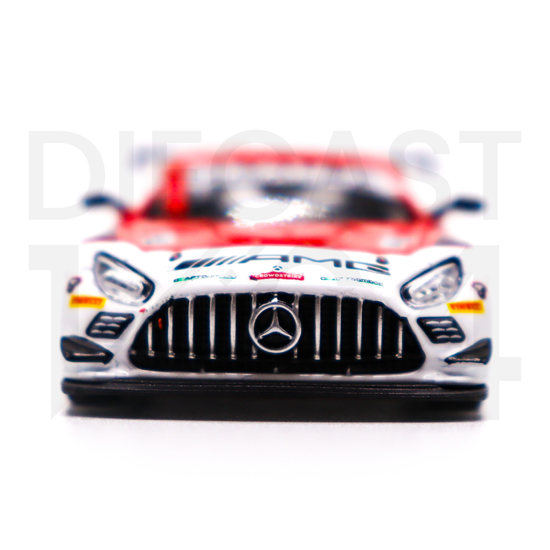 Tarmac Works 1:64 Mercedes-AMG GT3 Indianapolis 8 Hour 2022 Winner Craft-Bamboo Racing R. Marciello / D. Juncadella / D. Morad front bumper and grille