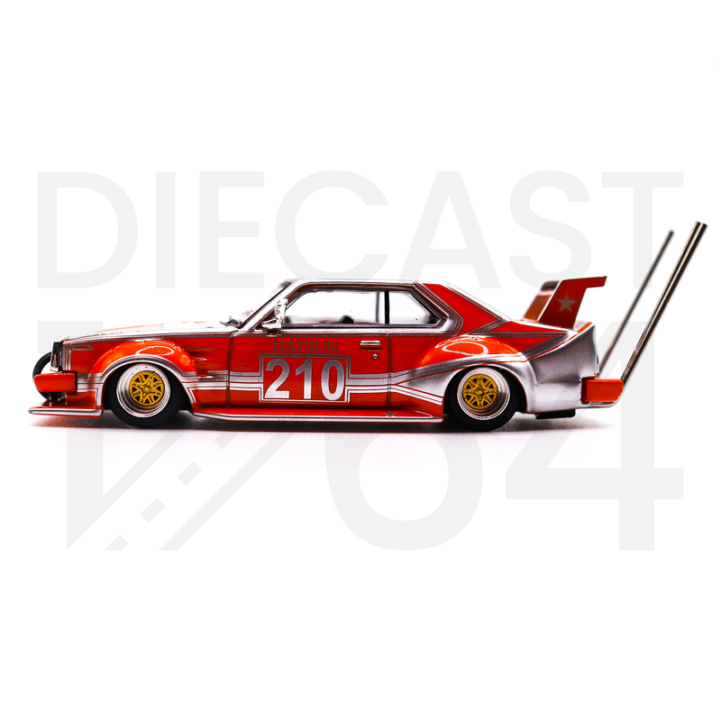 SKYLINE C210 KAIDO RACER BOSOZOKU STYLE in orange driver side door and wheels