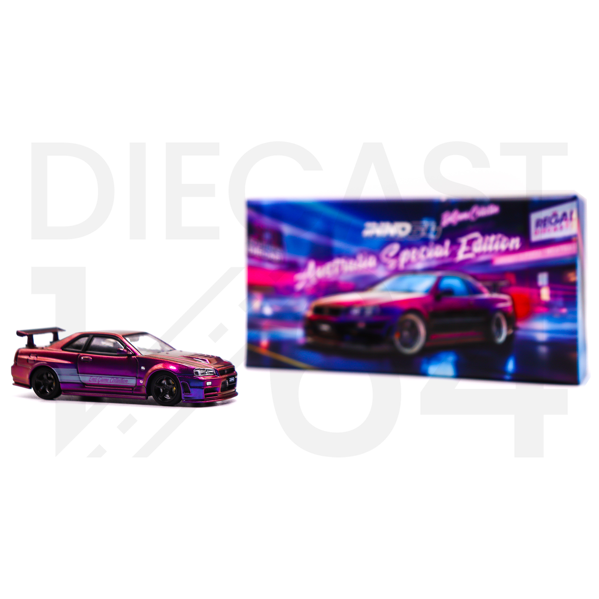 Diecast 164 | Inno64 Nissan R34 Australia 2023 Expo Car