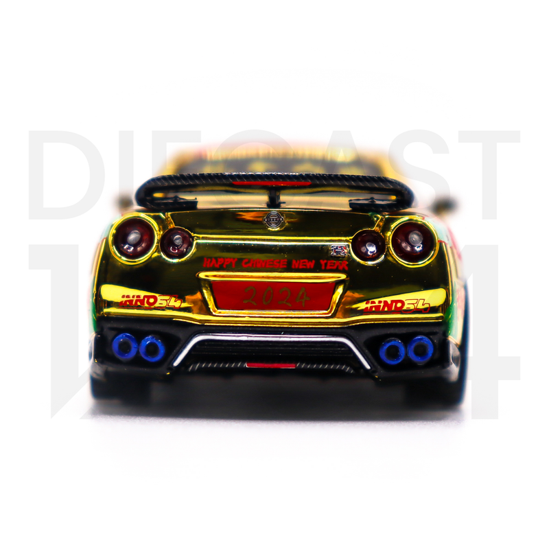 NISSAN GT-R (R35) Year Of The Dragon Special Edition 2024 Chinese New Year Edition rear bumper and exhaust tips