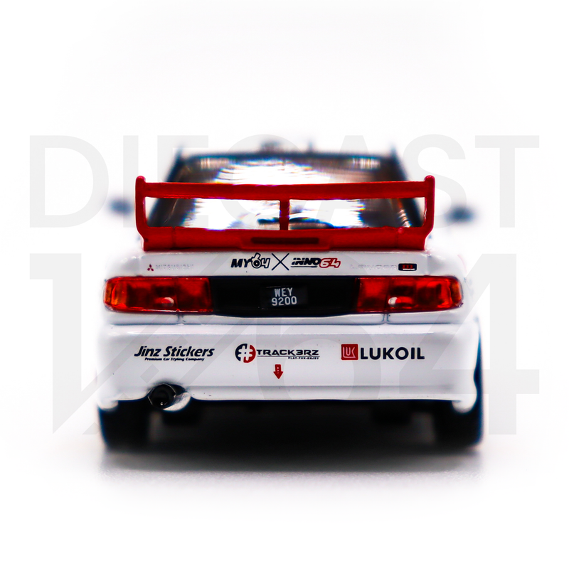 Inno64 Mitsubishi Lancer Evolution III - Trackerz Racing rear bumper and spoiler