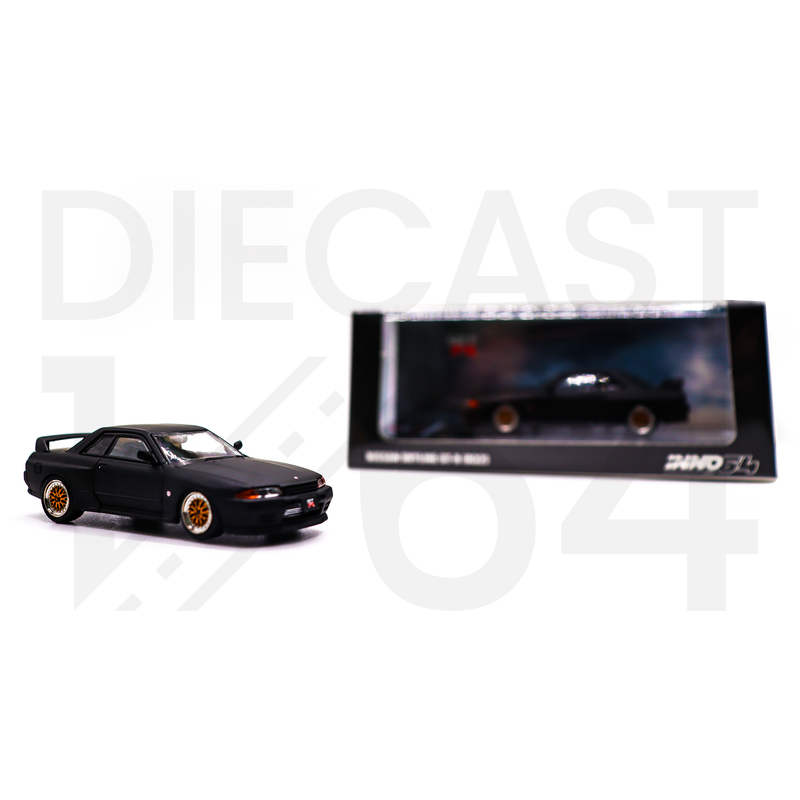 NISSAN SKYLINE GT-R (R32) Matt Black The Diecast Company Special Edition Limited Quantity Production