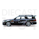 Pop Race 1:64 Nissan Stagea  Silver Chrome driver side doors