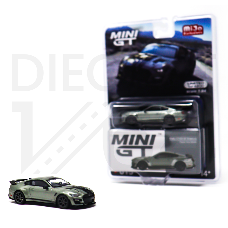 Mini GT 1:64 Shelby GT500 SE Widebody – Pepper Gray Metallic – Mijo Exclusives