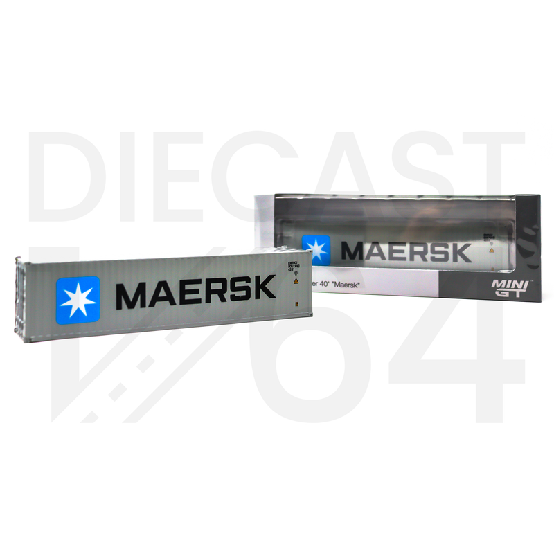 Mini GT 1:64 Dry Container 40′ “MAERSK” Limited Edition – Full Diecast Metal