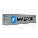 Mini GT 1:64 Dry Container 40′ “MAERSK” Limited Edition – Full Diecast Metal with rear doors closed