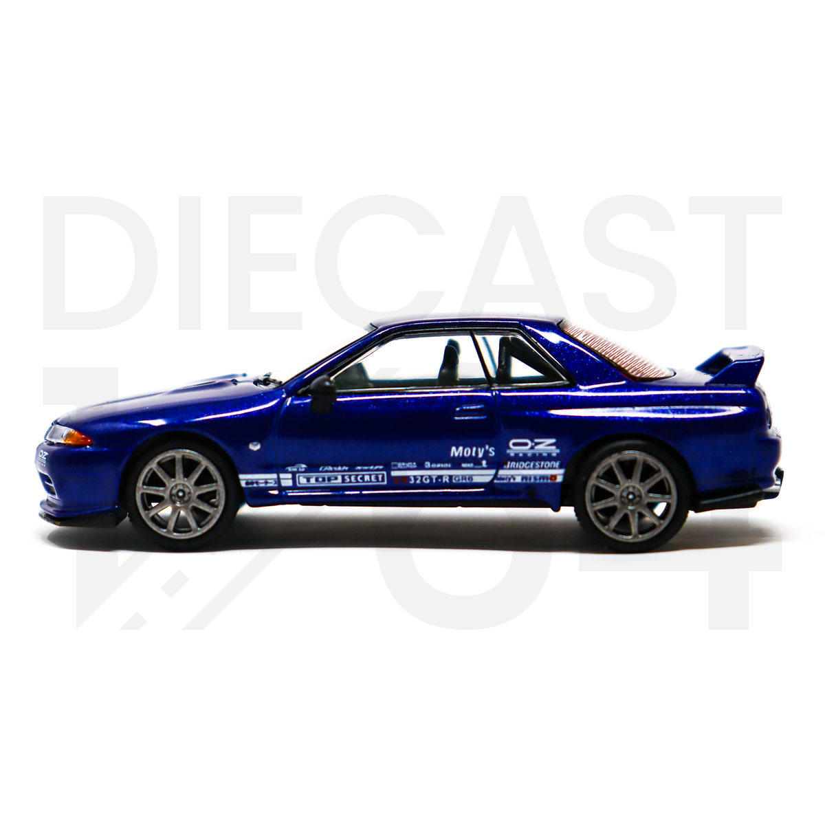 ミニカー MINI GT Top Secret Nissan Skyline GT-R Mini GT 1:64 Nissan Skyline GT-R (R34) Top Secret Bayside