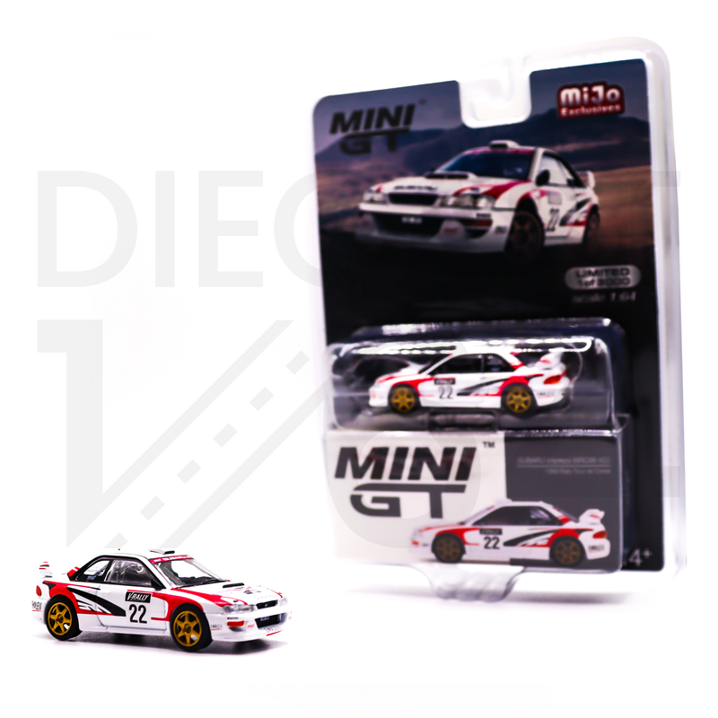 Mini GT 1:64 Subaru Impreza WRC98 1999 Rally Tour de Corse