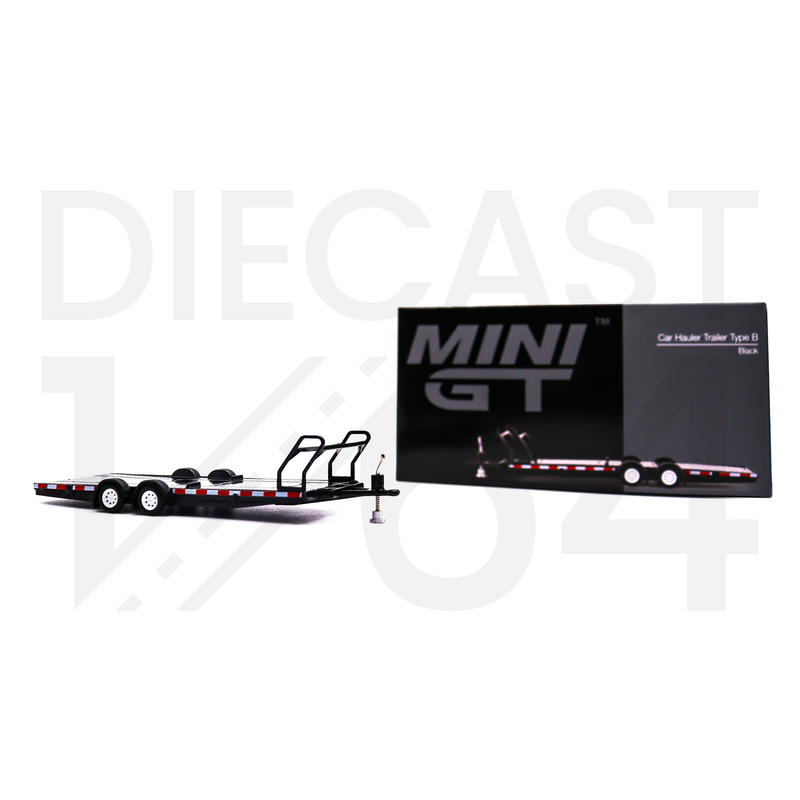 Mini GT 1:64 Car Hauler Trailer Type B Black