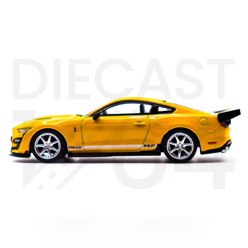 Mini GT 1:64 Shelby GT500 Dragon Snake Concept – Yellow – Mijo Exclusives MGT00535 driver side door