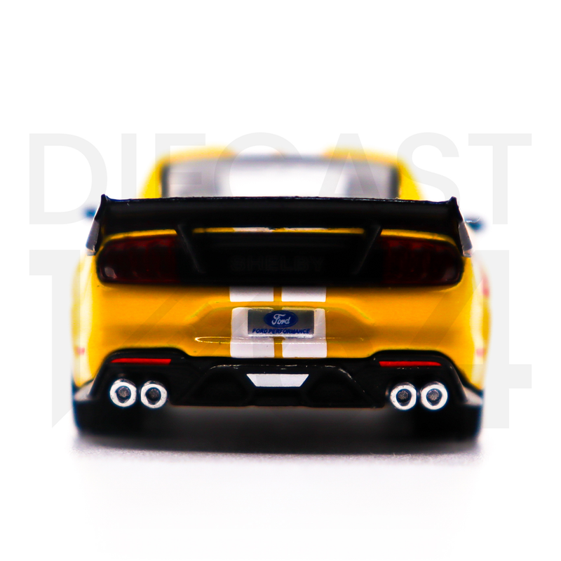 Mini GT 1:64 Shelby GT500 Dragon Snake Concept – Yellow – Mijo Exclusives MGT00535 rear bumper and spoiler