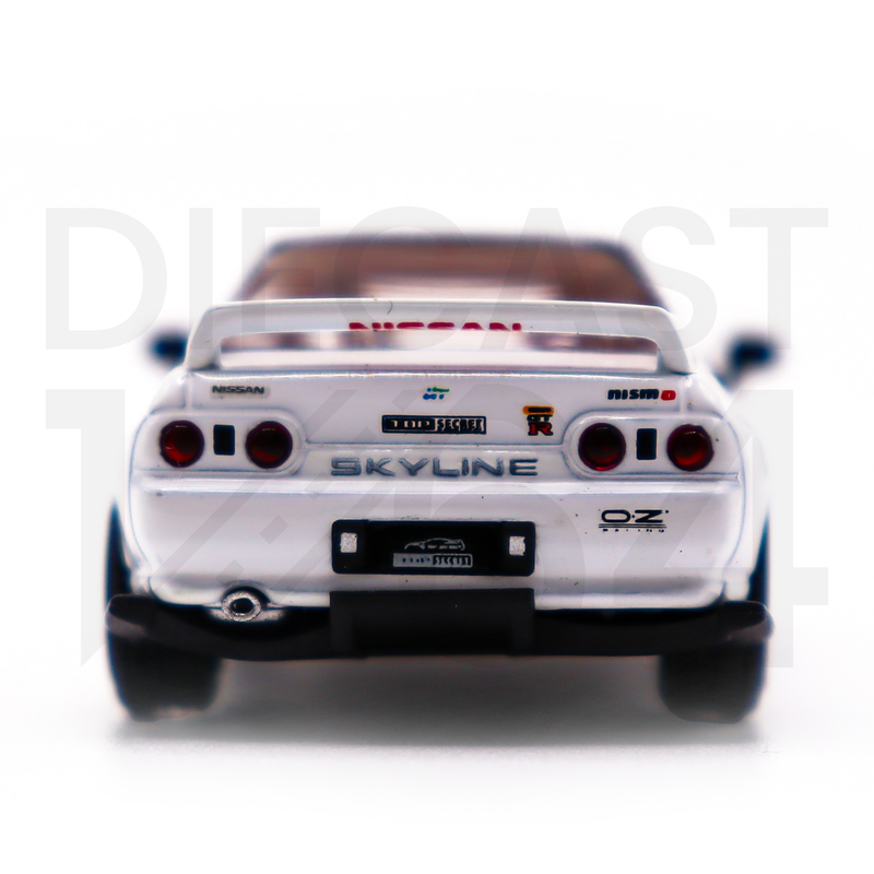 Mini GT 1:64 Top Secret Nissan GT-R VR32 – White rear bumper and tail lights