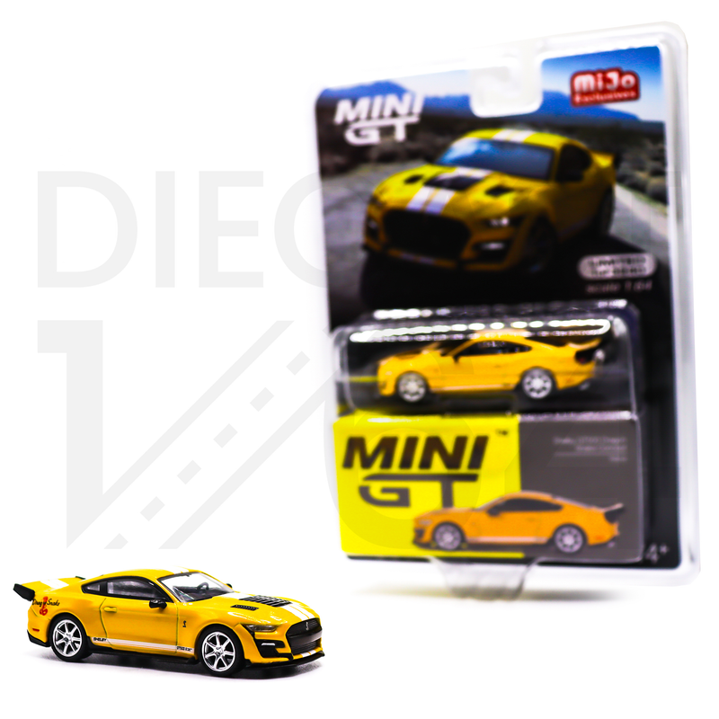 Mini GT 1:64 Shelby GT500 Dragon Snake Concept – Yellow – Mijo Exclusives MGT00535