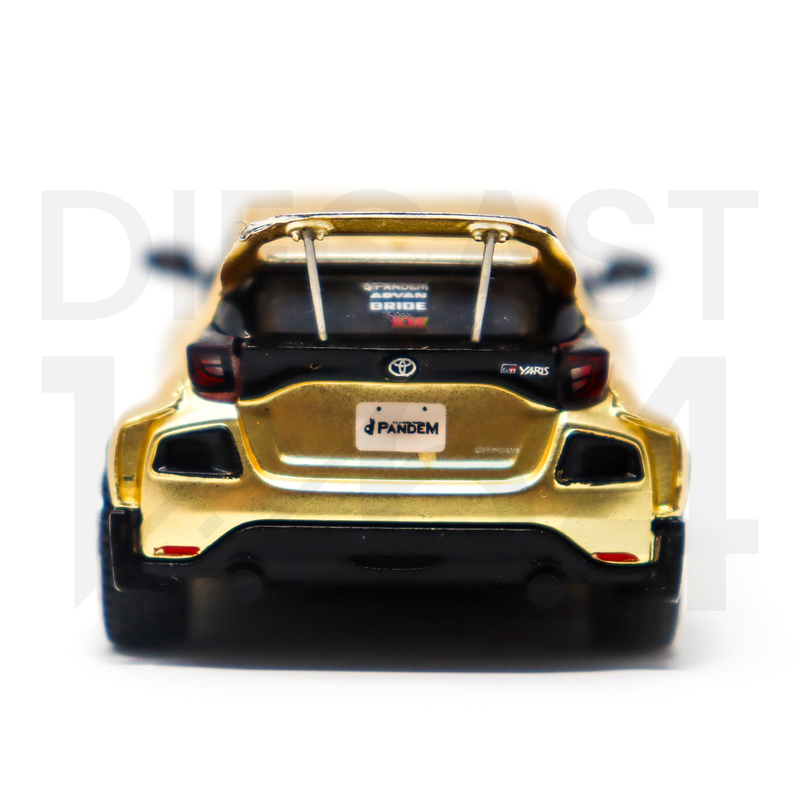 Pop Race Toyota Yaris Pandem GR - Satin Gold rear bumper and hatch