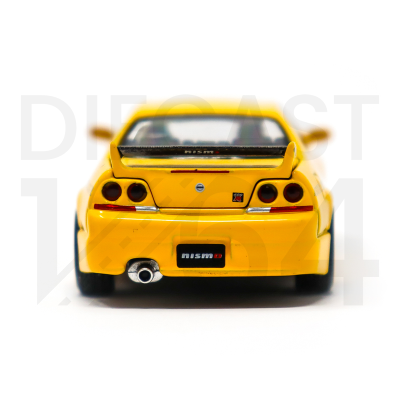 Pop Race Yellow Nissan GT-R Nismo 400R Prototype rear tail lights and exhaust