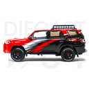 GCD 1:64 Toyota 4Runner TRD Pro Special Limited Edition – Red with Graphics driver's side front and rear doors