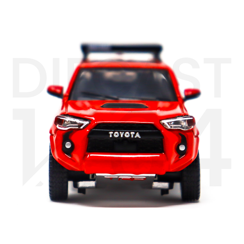 GCD 1:64 Toyota 4Runner TRD Pro Special Limited Edition – Red with Graphics front bumper and skidplate with headlights