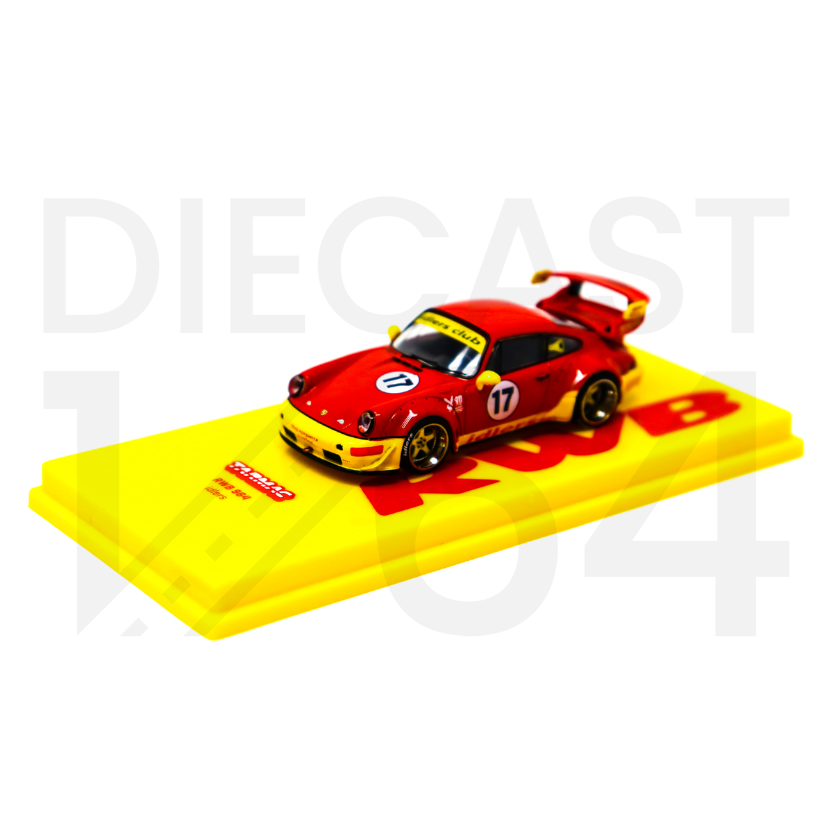 Diecast 164 | Tarmac Works Porsche RWB 964 Idlers Red Diecast 164 | Tarmac Works Porsche RWB 964 Idlers Red