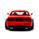 Tarmac Works 1:64 LB-WORKS Dodge Challenger SRT Hellcat rear bumper with Libery Walk LBWK – Red – MiJo Exclusives