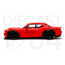 Tarmac Works 1:64 LB-WORKS Dodge Challenger SRT Hellcat driver side wheels and tires – Red – MiJo Exclusives