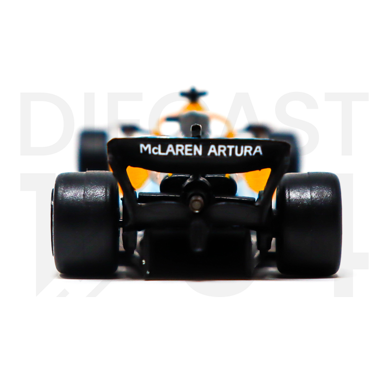 Tarmac Works 1:64 McLaren MCL36 Australian Grand Prix 2022 Daniel Ricciardo – MiJo Exclusives rear tires and spoiler