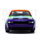 Auto World Paint Swatch 2023 Dodge Challenger Hellcat Redeye (14 Factory Color Paint Swatch) 1:64 Diecast front bumper and grille