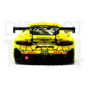 Tarmac Works 1:64 Mercedes-AMG GT3 Bathurst 12 Hour 2023 GruppeM Racing M. Engel / M. Grenier / R. Marciello rear bumper and racing spoiler