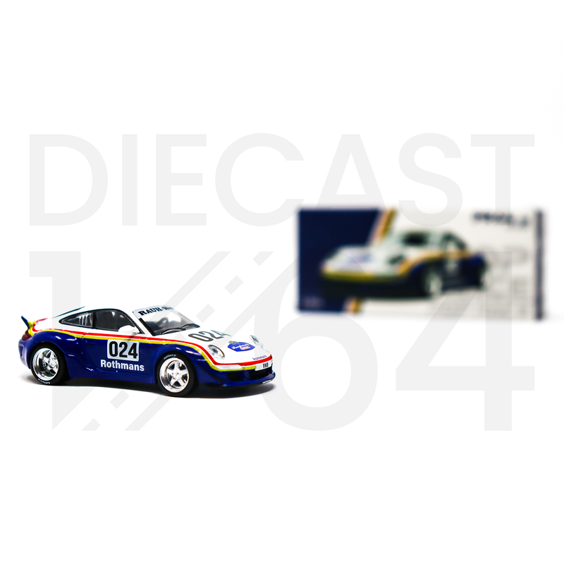 Pop Race Porsche RWB 997 White & Blue Rothmans