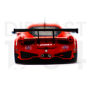 Tarmac Works 1:64 Ferrari 458 Italia GT3 FIA GT3 Europe 2011 D. Brown / G. Geddie- Red rear bumper and afcorse.it branding