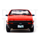 J-Collection 1:64 Toyota Sprinter Trueno (AE86) Red/Black front bumper with license plate