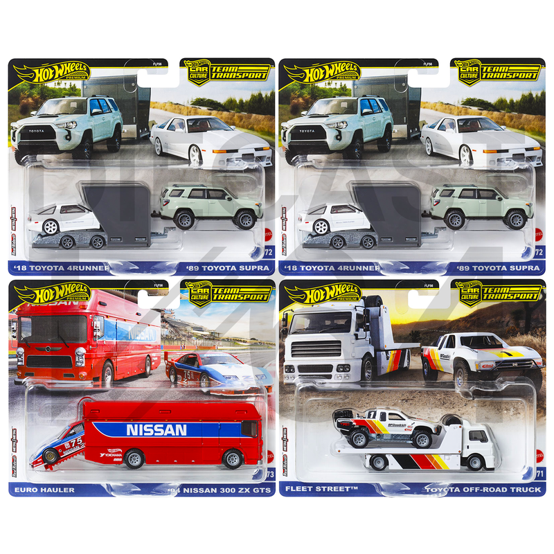 Hot Wheels 1:64 Team Transport 2024 D Case Assortment