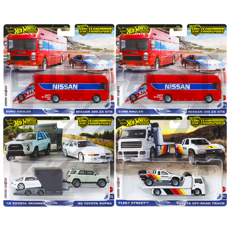 Hot Wheels 1:64 Team Transport 2024 D Case Assortment