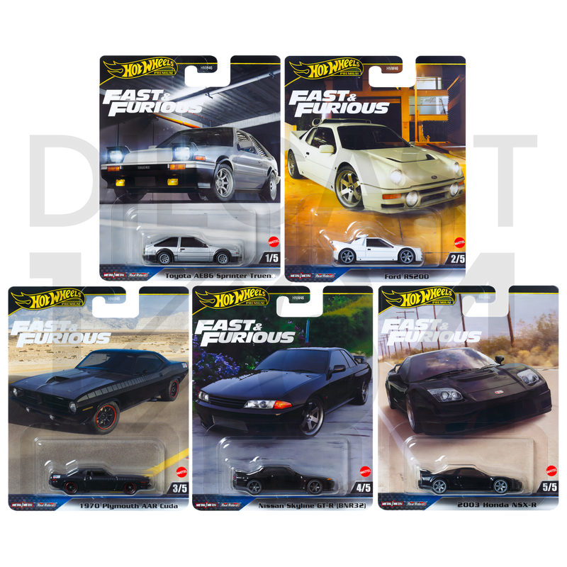 TOP 10 Hot Wheels Premium The Fast and the Furious 1 entrega 