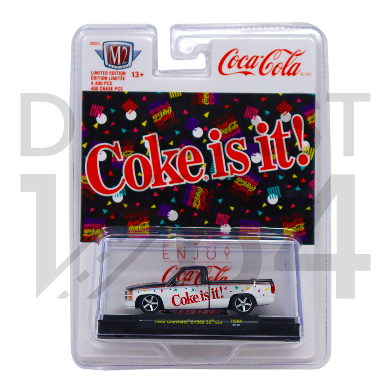 M2 Machines 1:64 1992 Chevrolet C1500 SS 454 Pickup – Coca Cola – Hobby Exclusive