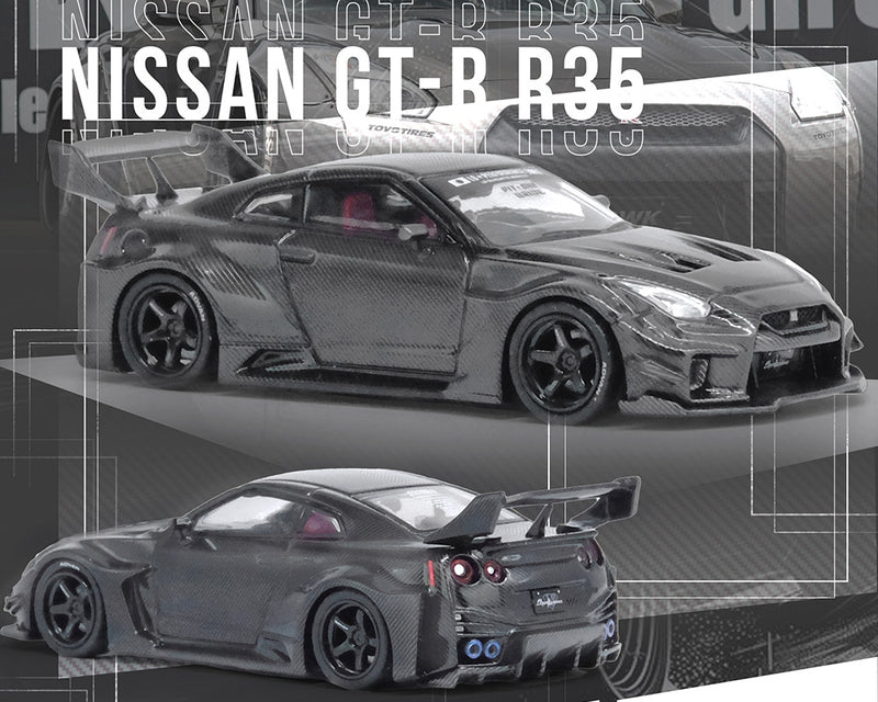 Inno64 Nissan GT-R (R35) LBWK Super Silhouette 35GT - Black