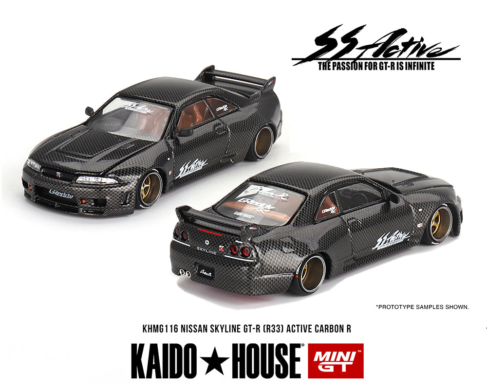 Diecast 164 | Kaido House Skyline GT-R R33 Active Carbon R