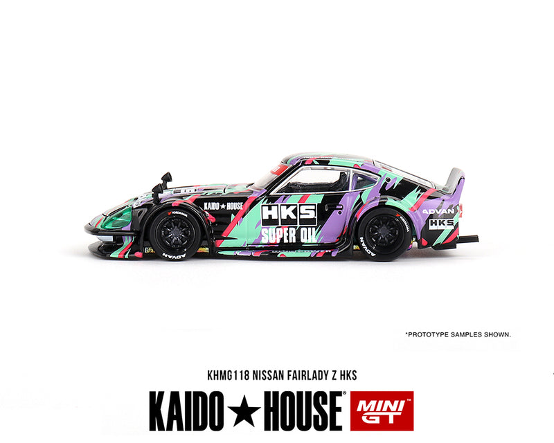 Kaido House x Mini GT 1:64 Nissan Fairlady Z HKS driver side door