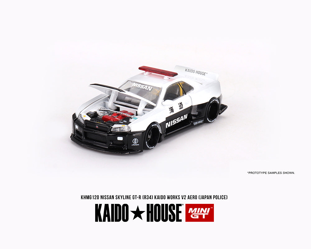 Diecast 164 | Kaido House Nissan Skyline GT-R R34 Police