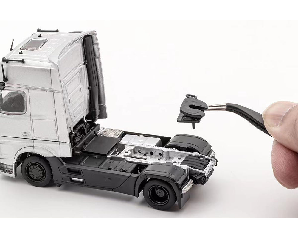 新品 Unique Model 1/64 メルセデス ベンツ アクトロス キャリア