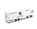 GCD 1:64 Liberty Walk LB-Trucks Mitsubishi Fuso Super Great Transporter Sakon Logix – White passenger side