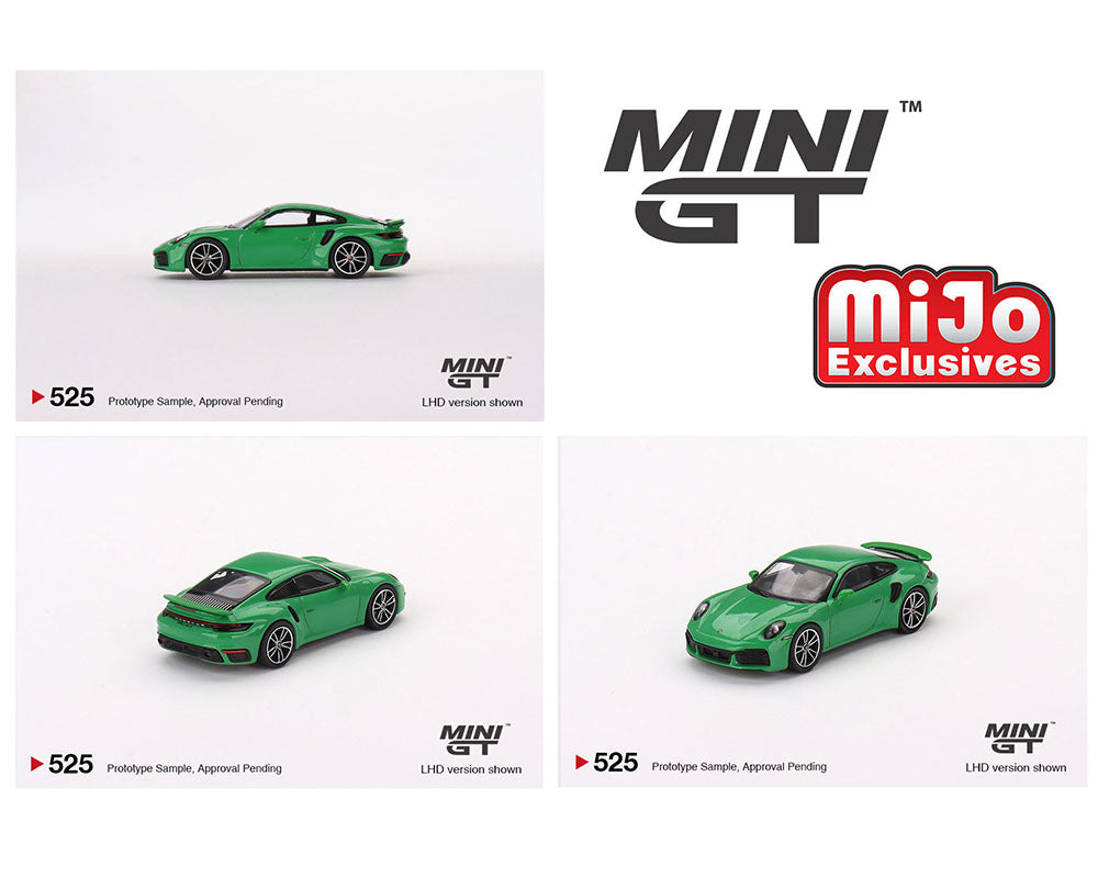 Diecast 164 | Mini GT Porsche 911 Turbo S Python Green
