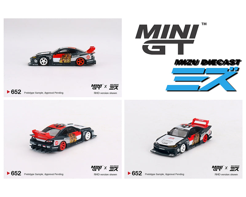 Mini GT 1:64 Nissan LB-Super Silhouette S15 SILVIA “Garuda” MINI GT x MIZU Diecast