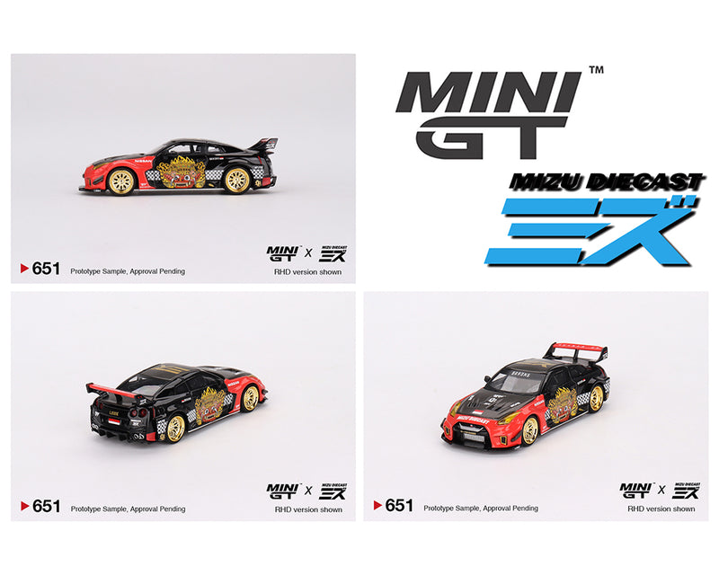 Mini GT 1:64 LB-Silhouette WORKS GT NISSAN 35GT-RR Ver.1 “BARONG”  MINI GT x MIZU Diecast