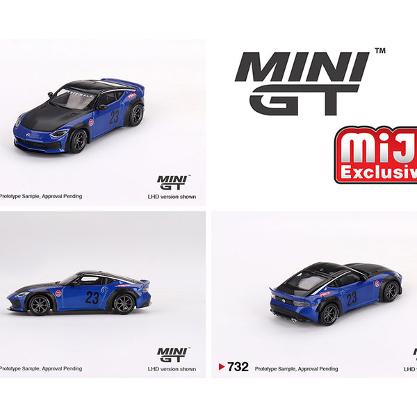 MINI GT LB★Works Nissan GT-R Candy Blue MINI GT 34 LBWK RHD Nissan GT-R R35 Type 1 Candy Blue MINIGT
