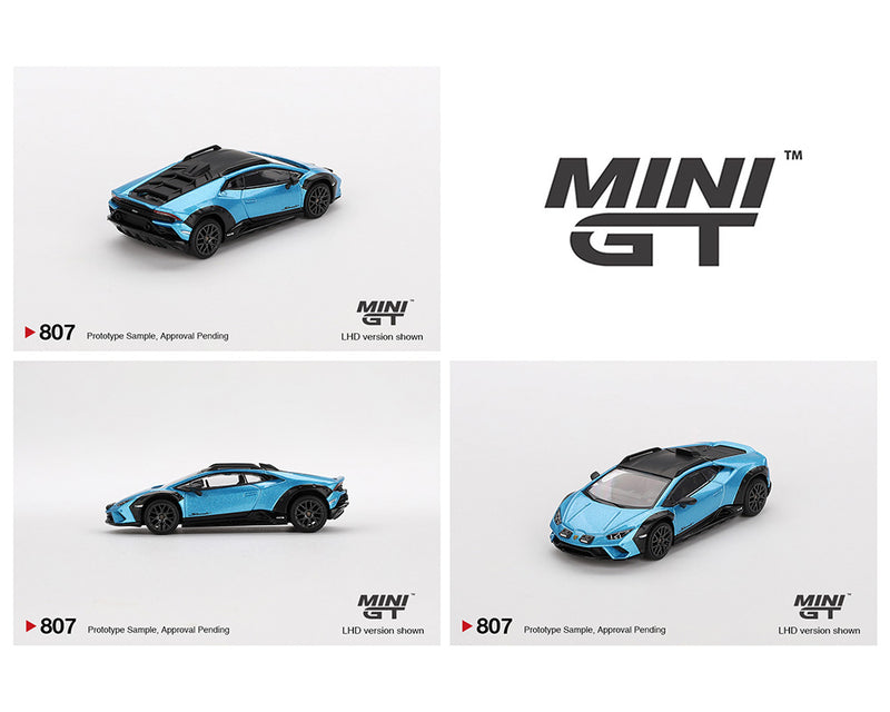 Mini GT 1:64 Lamborghini Huracán Sterrato Blu Aegir