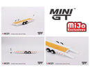 Mini GT 1:64 Car Hauler Trailer – White