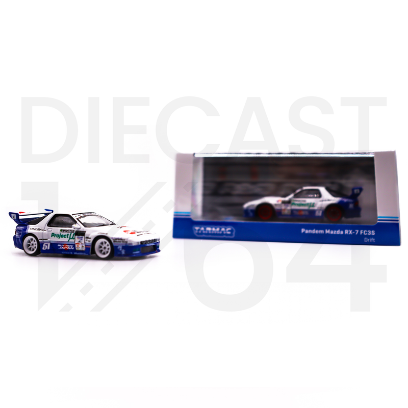 Tarmac Works 1:64 Pandem Mazda RX-7 FC3S Drift