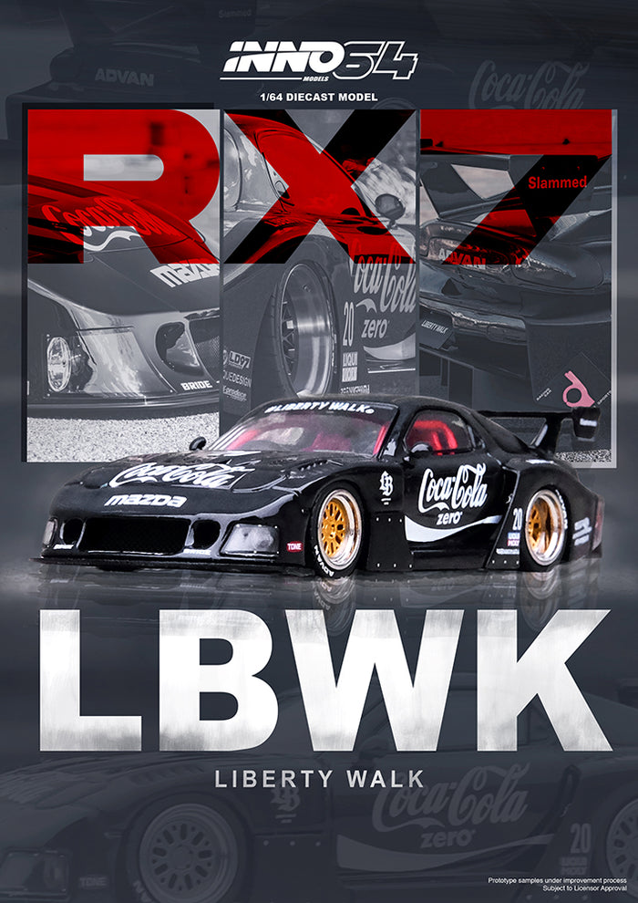 Chase! Inno64 Mazda RX7 (FD3S) LBWK LB-SUPER SILHOUETTE Hobby Expo China  2024