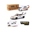 Tarmac Works 1:64 Singapore Exclusive RWB 993 LBWK With Transporter – White