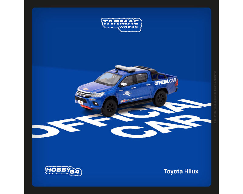 Tarmac Works 1:64 Toyota Hilux Fuji Speedway Official Car- Blue – Hobby64